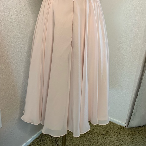 Mori Lee Formal Dress Size 14 Blush/Nude Color - Picture 6 of 9
